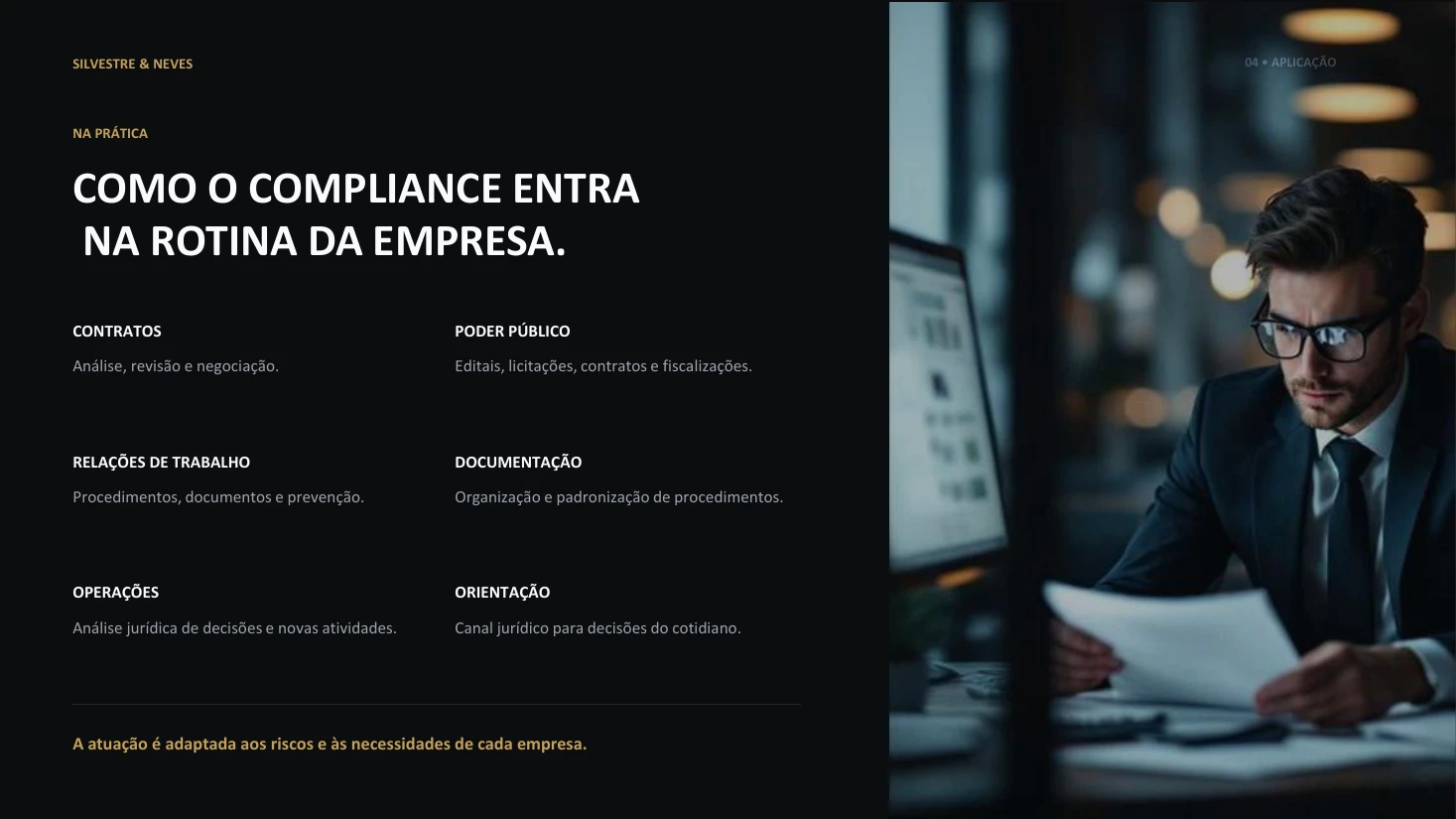 Compliance Jurídico Empresarial — página 5: Na prática